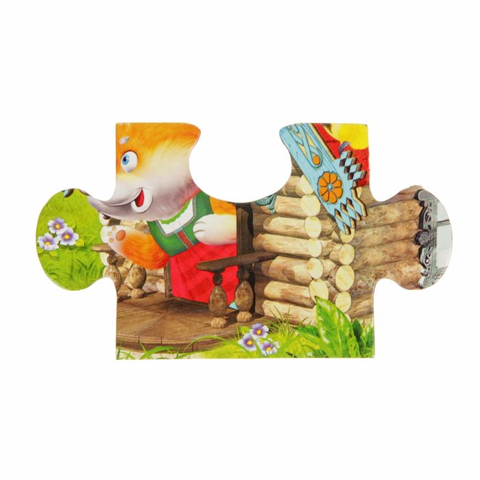 Пазл-рамка "Теремок", 12 элементов