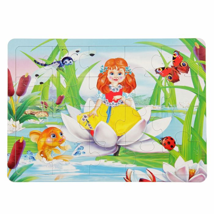 Пазл-рамка "Дюймовочка", 20 элементов