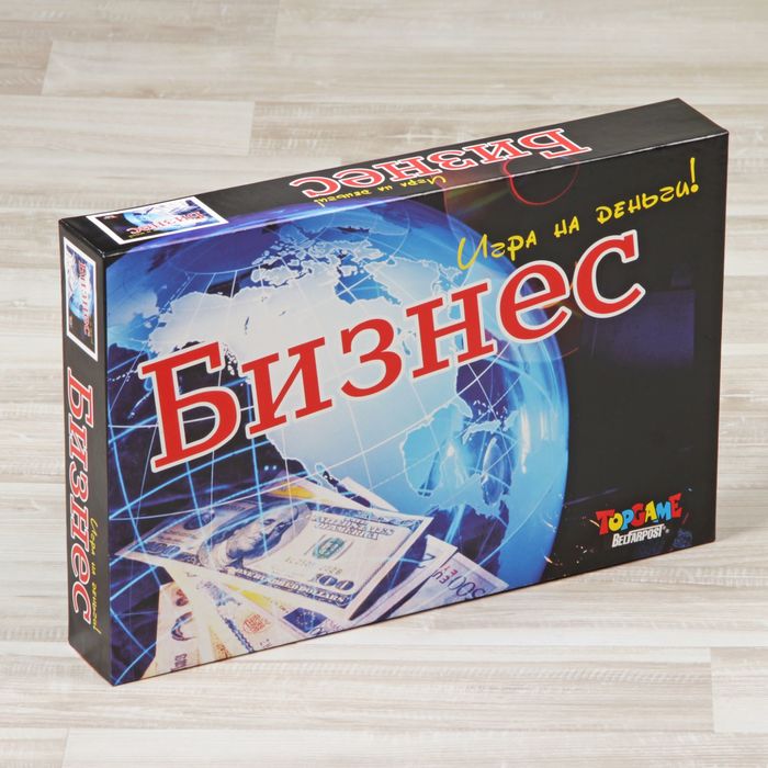 Настольная игра "Бизнес. Игра на деньги" 01130