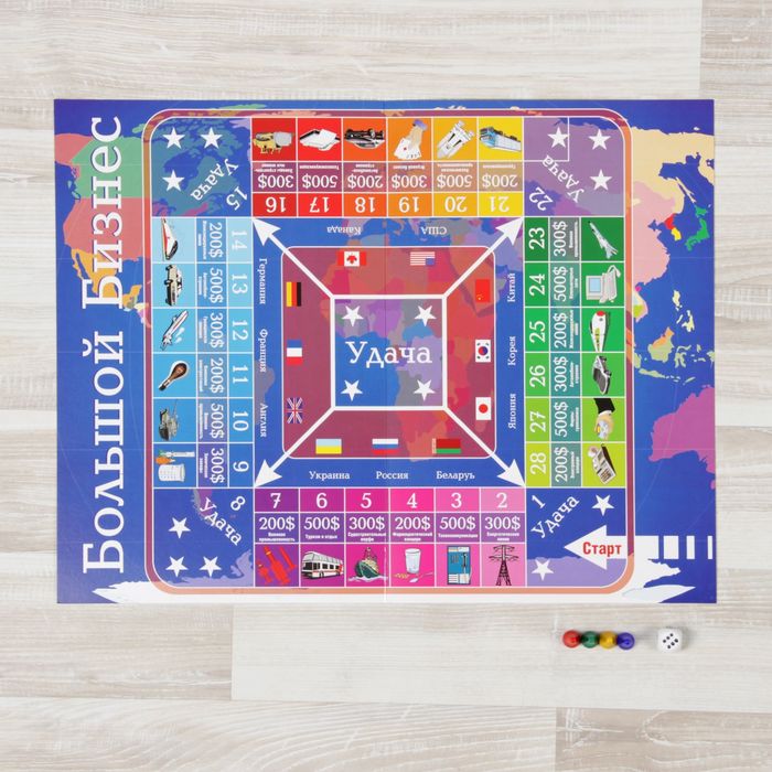 Настольная игра "Бизнес. Игра на деньги" 01130