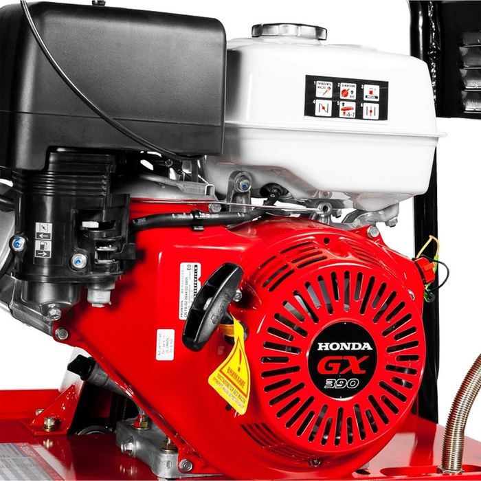 Виброплита ЗУБР ЗВПБ-38 ГРХ, бензин, 38кН, 820х480/820х650, 9.8кВт(13л.с), 21м/мин, 261кг