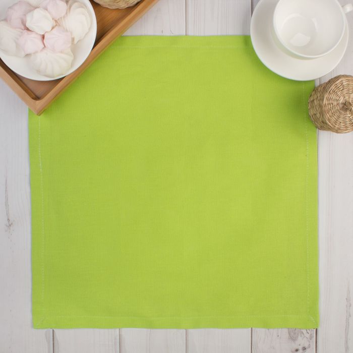 Салфетка "Этель" Зелёное яблоко 40х40, 100% хл, рогожка 165 г/м2