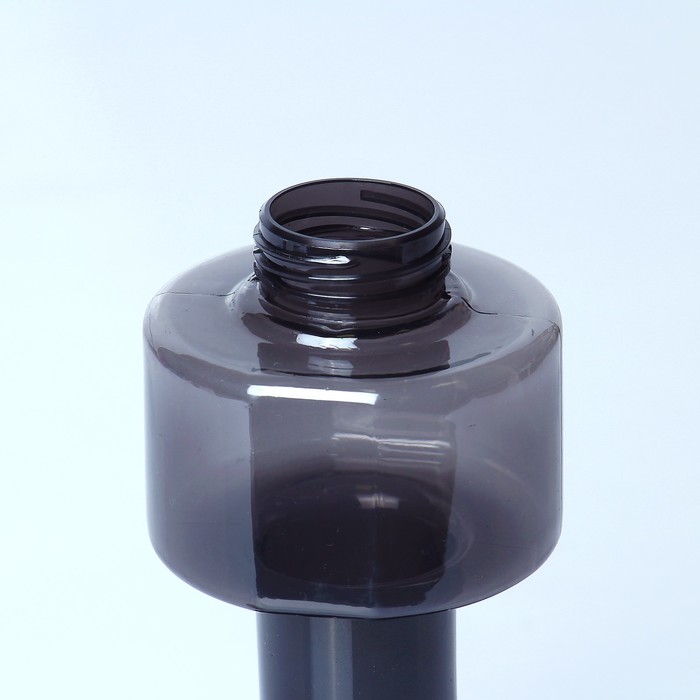 Бутылка для воды 520 мл, спортивная, в форме круглой гантели, прозрачная, микс, 8х20.5 см