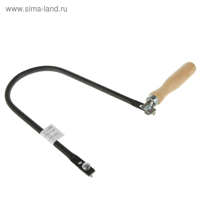 цена Лобзик ТУНДРА, 250 мм, сталь, деревянная ручка, без полотна