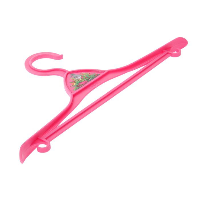 Набор из 3-х вешалок 34x17x5 см "Спокойной ночи малыши", цвет розовый