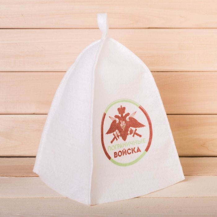 Шапка банная с принтом "Пограничные войска"