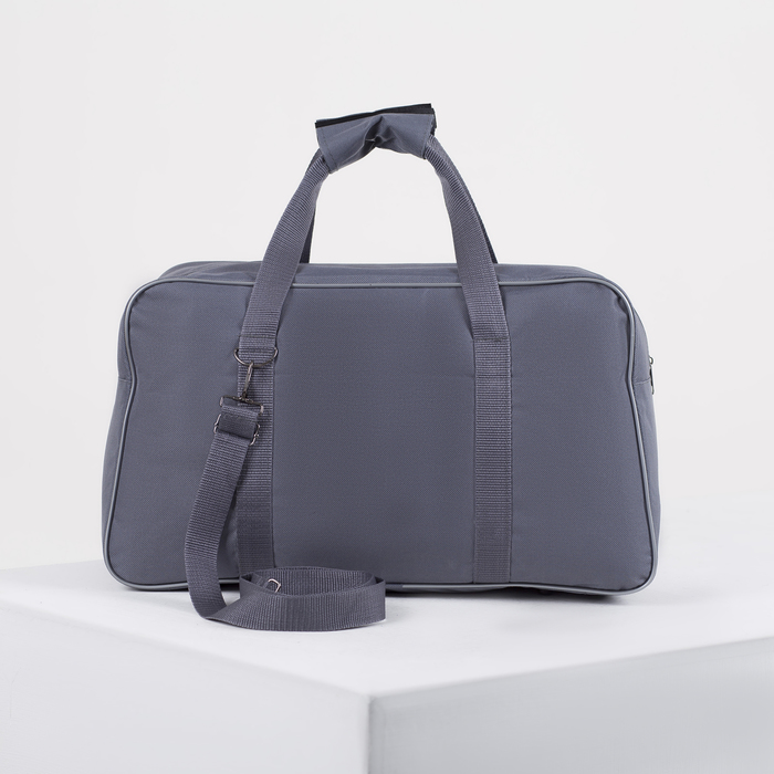 Сумка дорожная, цвет чёрный/принт