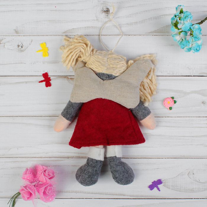 Кукла интерьерная "Ангел" с хвостиками