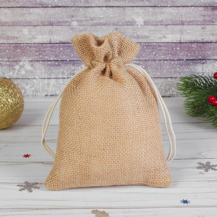 Мешок для подарков "Елочка" с завязками