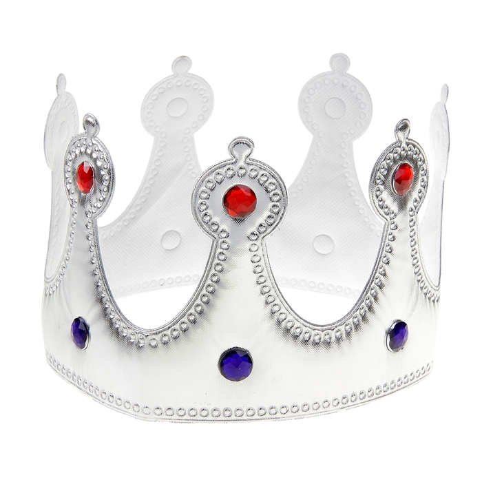 Корона &quot;Королева&quot; серебряная со стразами
