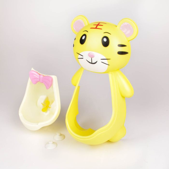 Детский горшок-писсуар на присосках «Тигрёнок», цвета МИКС