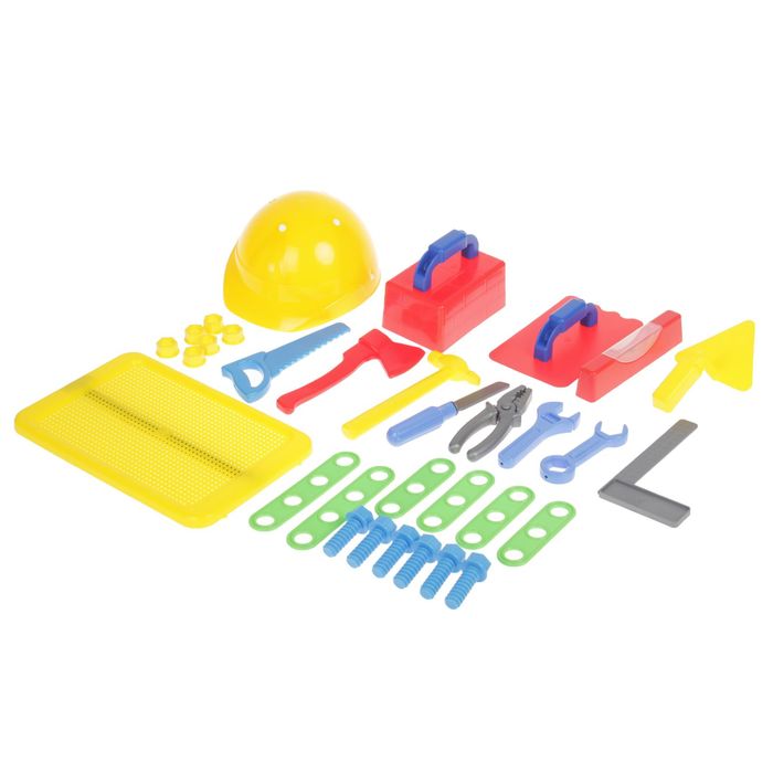 Игровой набор "Строитель", в сумке