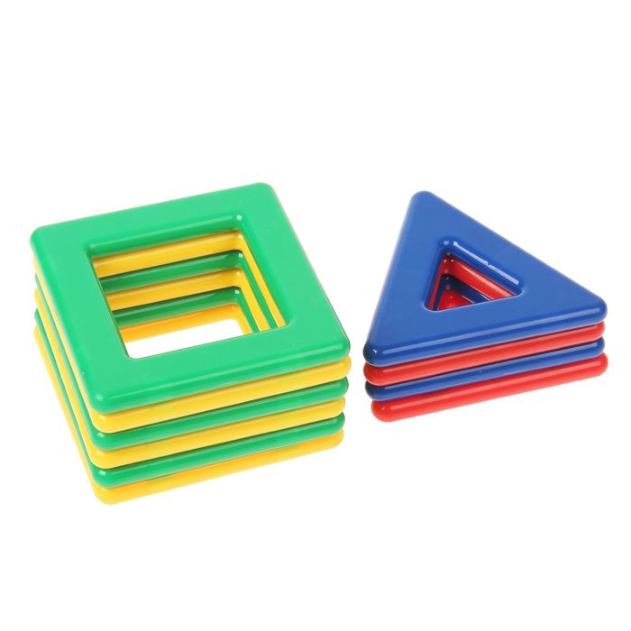 Магнитный 3D конструктор для малышей, 10 деталей