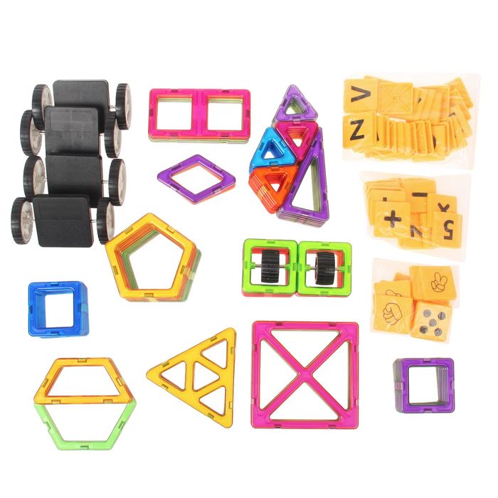 Магнитный 3D конструктор «Галактика», 200 деталей