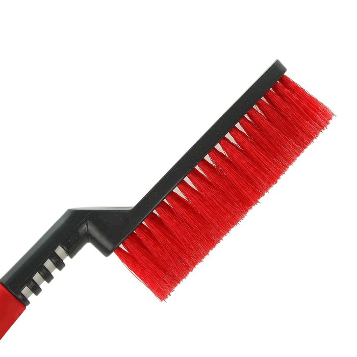 Щетка-сметка со скребком и мягкой ручкой, са-73, микс