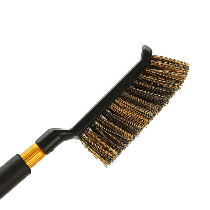 Щетка-сметка со скребком и мягкой ручкой, са-80