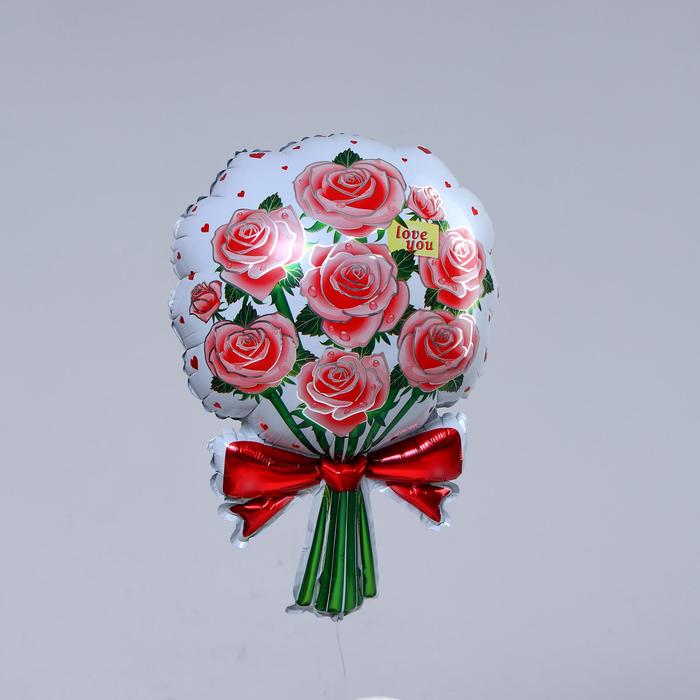 Шар фольгированный Букет цветов 18 шар фольгированный 24 букет шаров