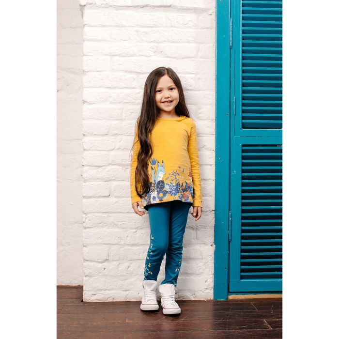 Джемпер для девочки, рост 86 см, цвет горчичный 151-315-50