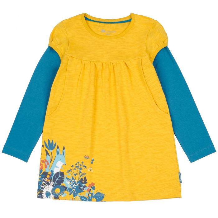 Джемпер для девочки, рост 98 см, цвет горчичный 151-316-50