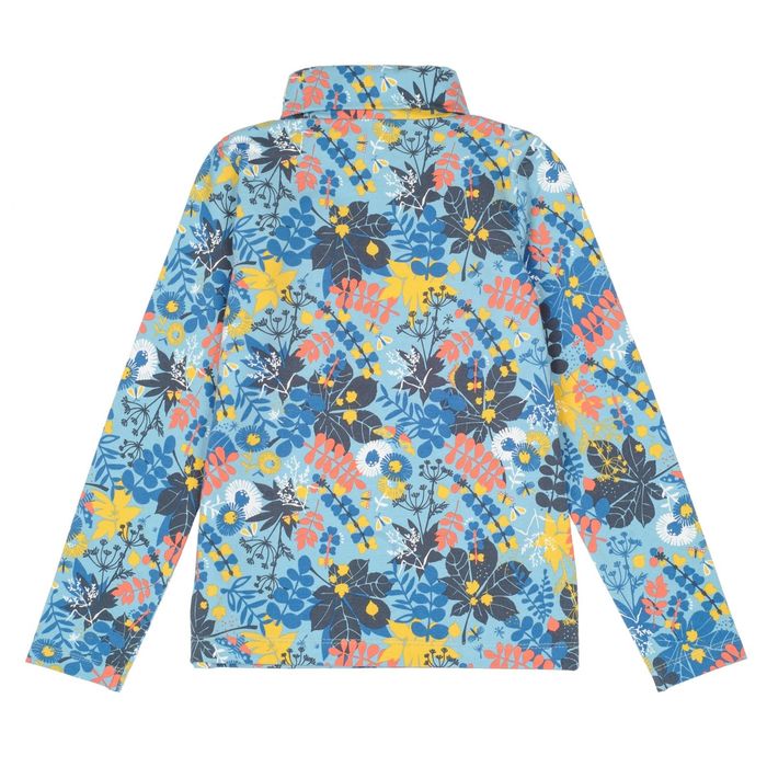 Водолазка для девочки, рост 116 см, принт голубой 151-318-37