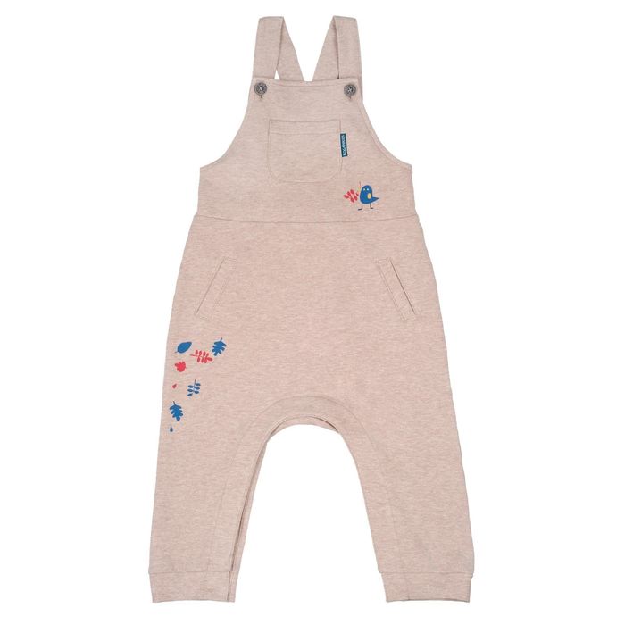 Полукомбинезон для мальчика, рост 98 см, цвет бежевый 152-139-25