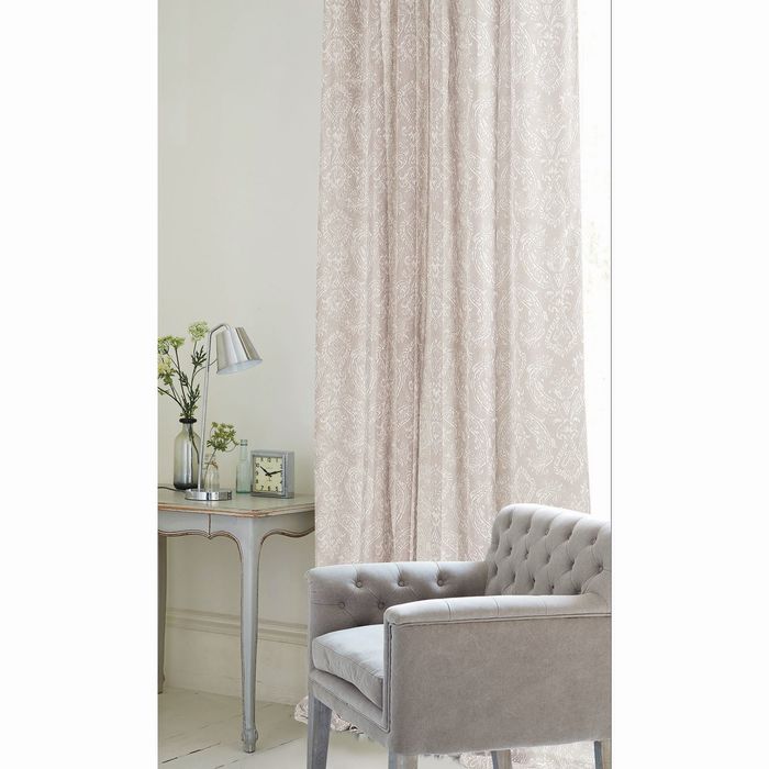 Штора "Дамаск" 300х260 см, шт.лента,бежево-серый, 76 гр/м2, п/э 100%