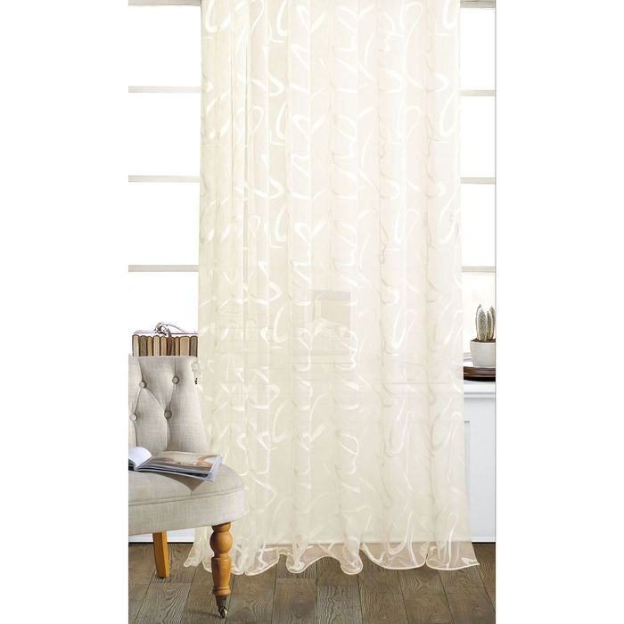 Штора "Абстракция" 300х260 см, шт.лента,молочный, 65 гр/м2, п/э 100%