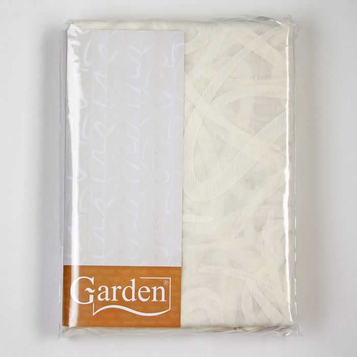 Штора "Абстракция" 300х260 см, шт.лента,молочный, 65 гр/м2, п/э 100%