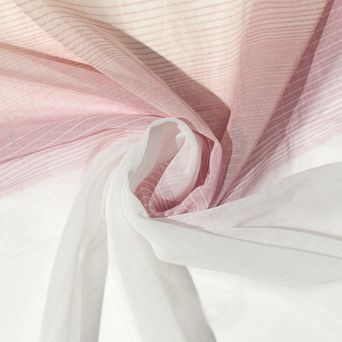 Штора "Натюр" 300х260 см, шт.лента, сетка,розовый, 76 гр/м2, п/э 100%