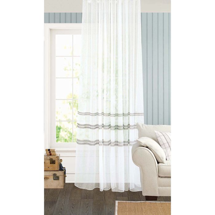 Штора "Грация", 300х260 см, шт.лента,сетка,серый, 74 гр/м2, п/э 100%