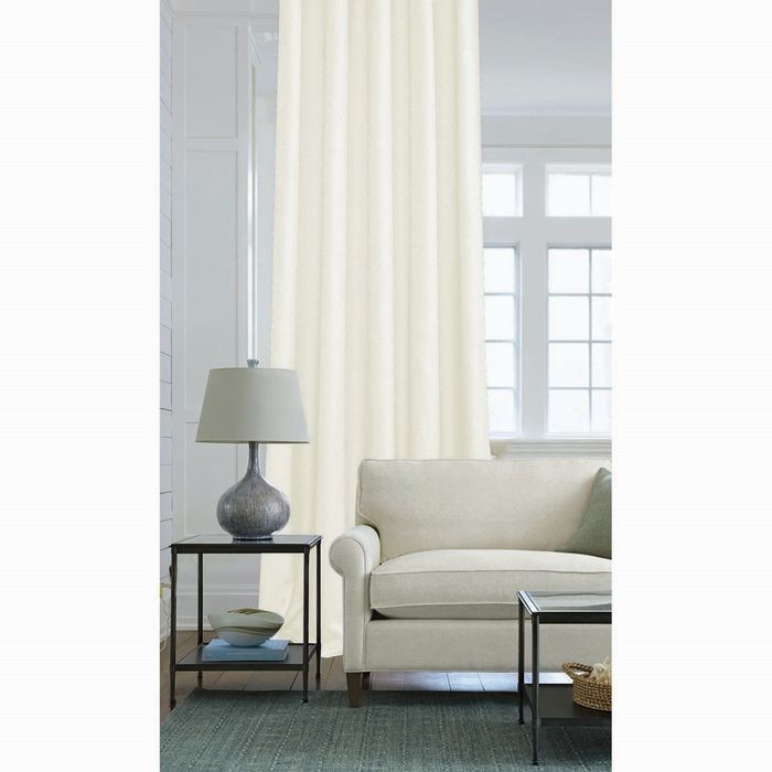 Штора Креп 200х260 см, шт.лента, молочный, 198 гр/м2, п/э 100%