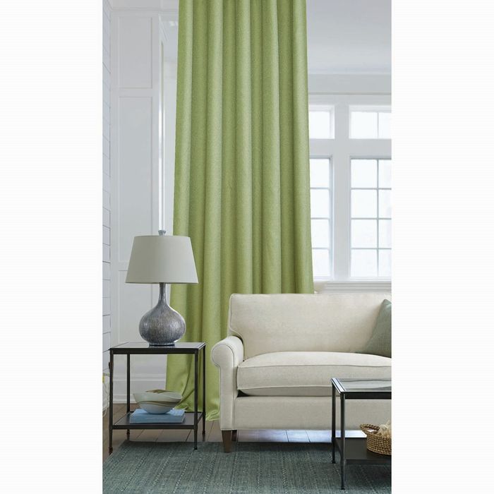 Штора Креп 200х260 см, шт.лента, салатовый, 198 гр/м2, п/э 100%
