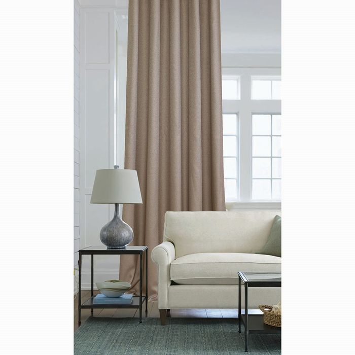 Штора Креп 200х260 см, шт.лента, серо-бежевый, 198 гр/м2, п/э 100%