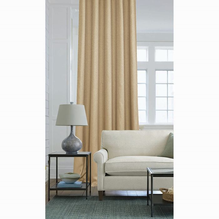 Штора Креп 200х260 см, шт.лента, бежевый, 198 гр/м2, п/э 100%