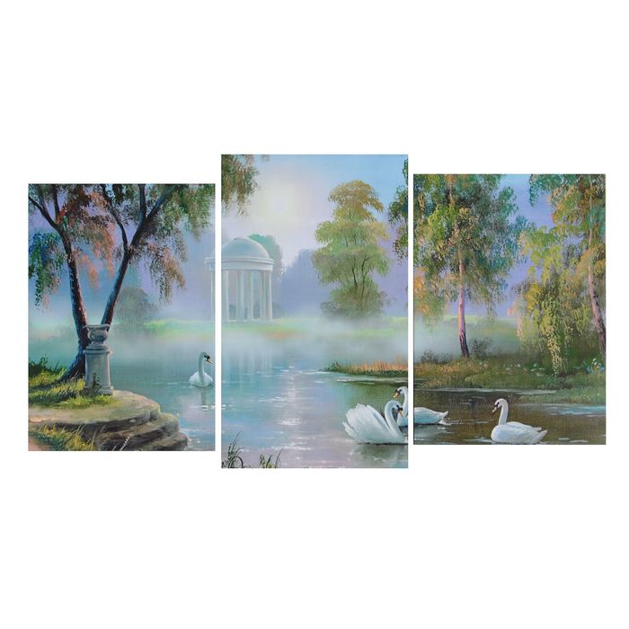 Модульная картина на подрамнике "Летним днём", 100×53 см