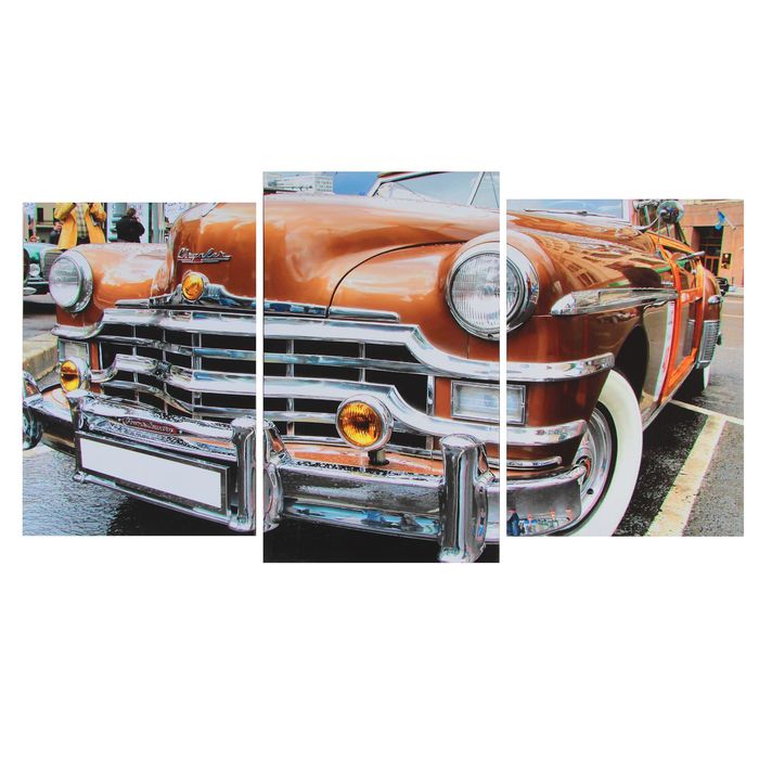 Модульная картина на подрамнике "Автомобиль", 100×53 см