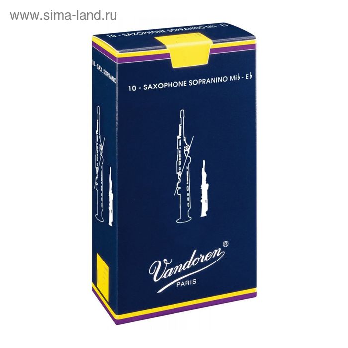 

Трости Vandoren SR232 Трости для саксофона Сопранино Традиционные №2 (10шт)