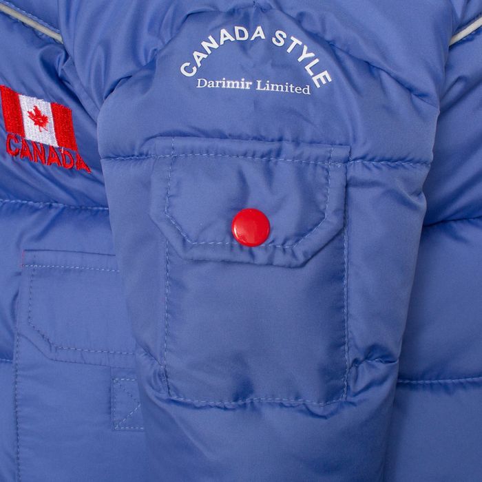 Куртка-пуховик для девочки "Канада" , рост 110, цвет лаванда 5 вида 06