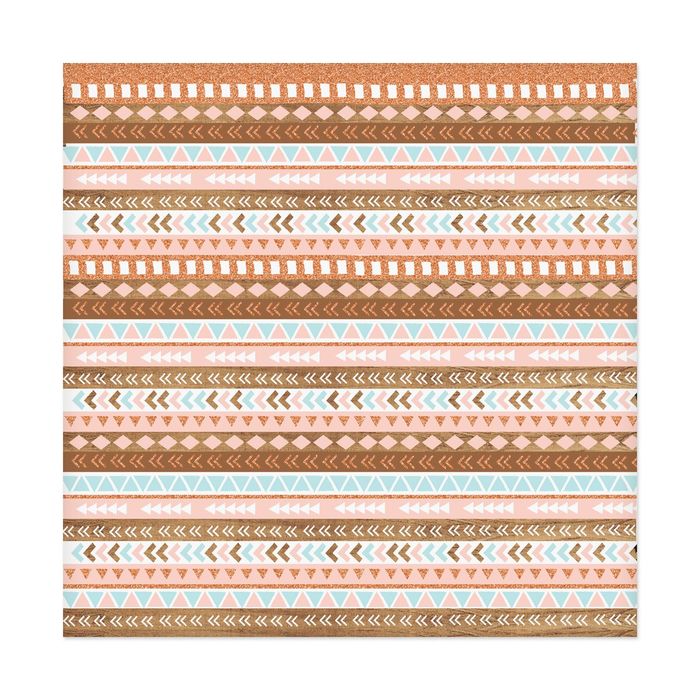 Бумага для скрапбукинга "Бохо", 30.5х30.5 см