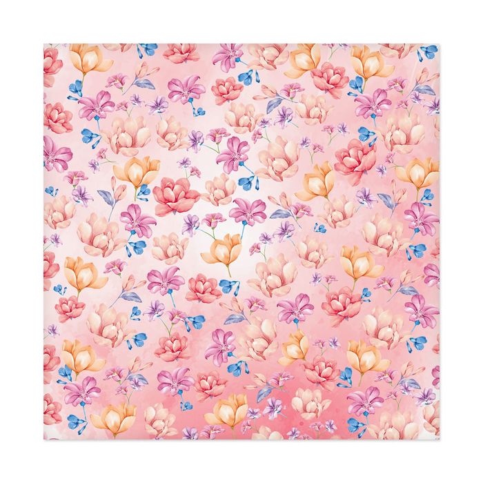 Бумага для скрапбукинга "Цветочный градиент", 30.5х30.5 см