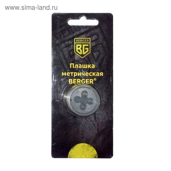 

Плашка метрическая BERGER, М12х1,75 мм