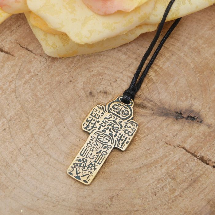 Амулет "Индейский идол" оберегающий знак для рискованных задумок и предприятий