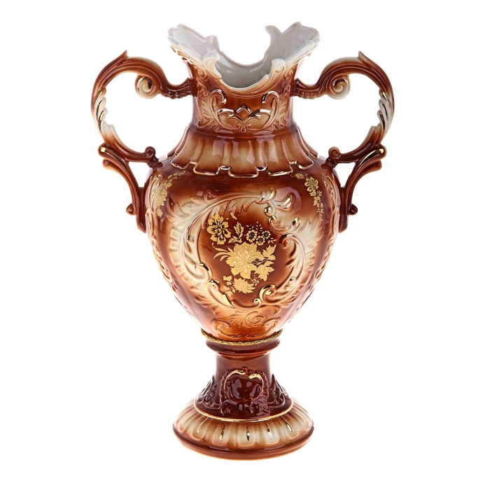 Ваза напольная "Астория" коричневая