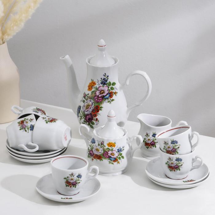 Сервиз кофейный "Романс", 15 предметов