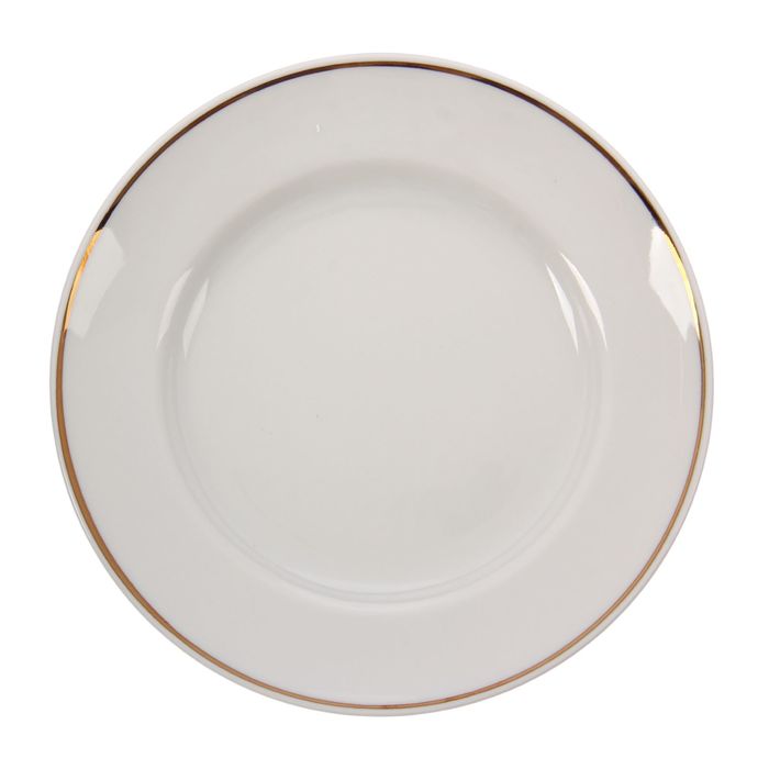 Тарелка мелкая 20 см "Идиллия. Бронзовый"