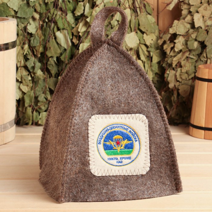 Шапка банная с нашивкой "ВДВ"