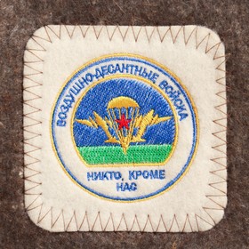 

Шапка банная с нашивкой "ВДВ"