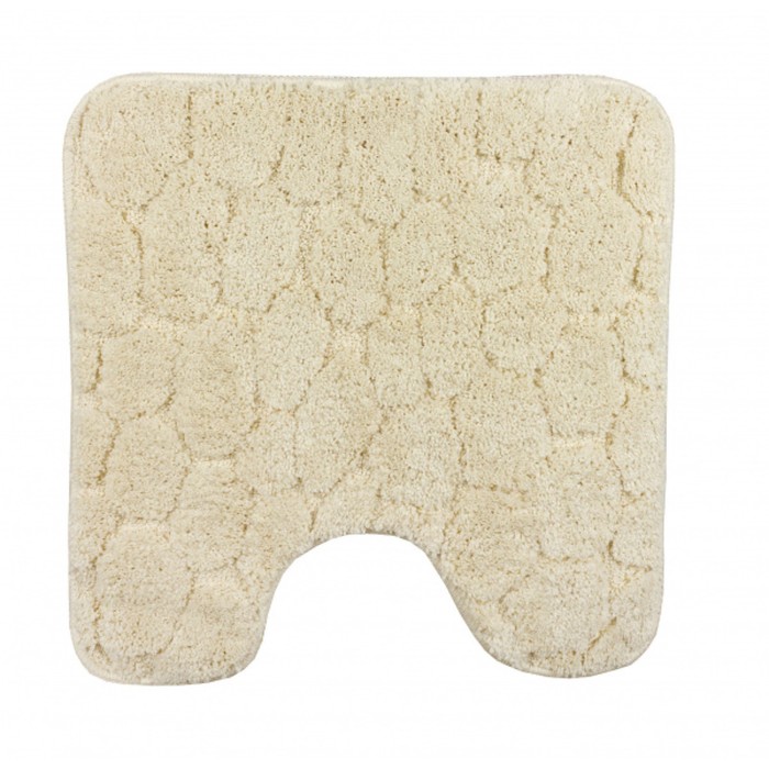 Коврик для ванной 55х55 см "Милена", цвет бежевый