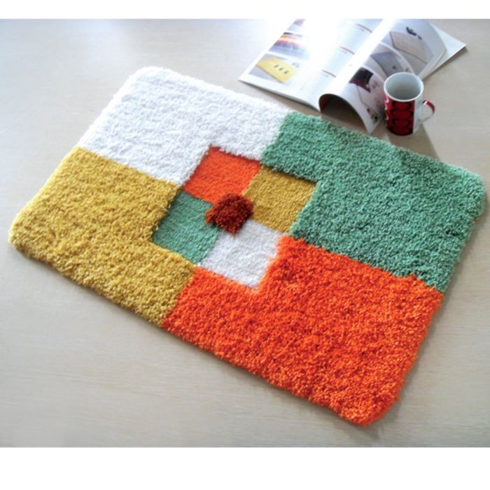 Коврик для ванной 50х80 см "Санта", цвет коричневый