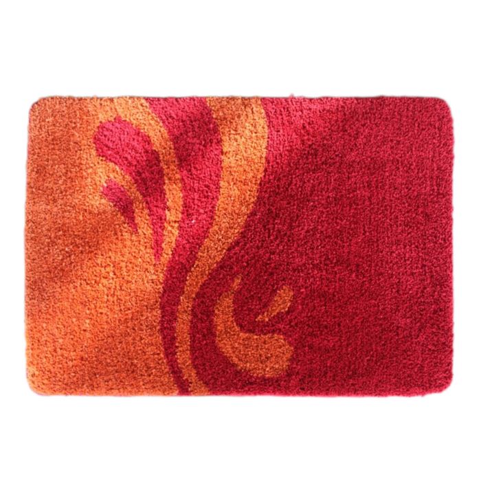 Коврик для ванной 60х100 см "Симона" терракотовый